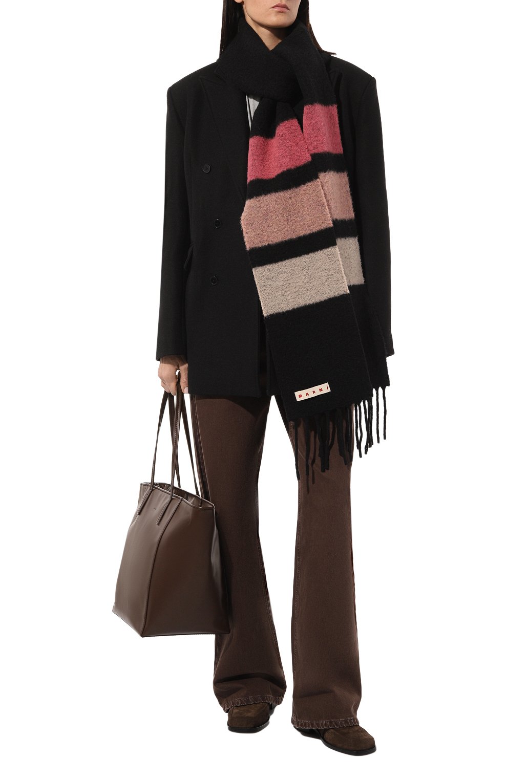 Шерстяной шарф MARNI, арт. SCMC0091Y0/UAW009, фото 2