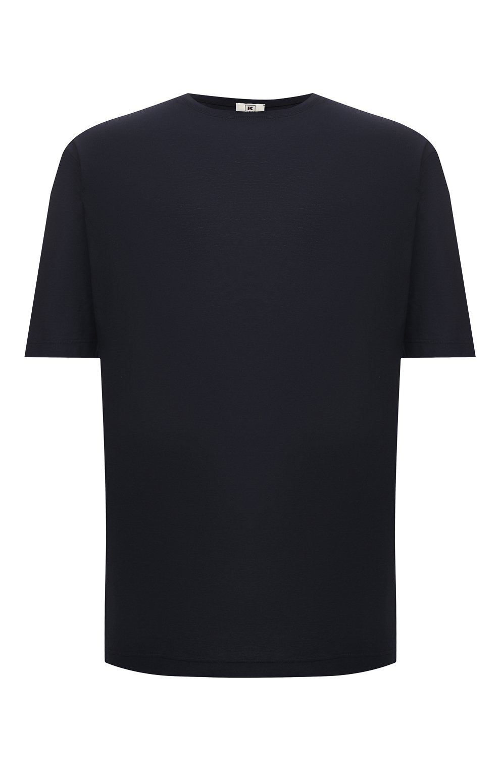 Хлопковая футболка KIRED темно-синего цвета по цене 29950 руб., арт. WBACI0LW7321006001/64-74, фото 1 Хлопковая футболка KIRED, арт. WBACI0LW7321006001/64-74, фото 1