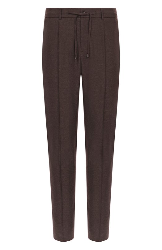 Брюки из шерсти и хлопка Andrea Campagna SPIAGGIA CITY/GB1652 Коричневый SPIAGGIA CITY/GB1652
