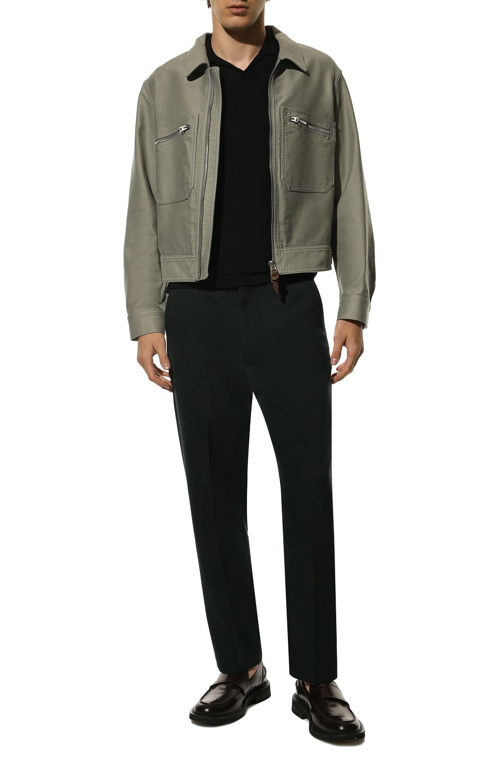 Поло из вискозы GIORGIO ARMANI, арт. 3GSF51/SJP4Z, фото 2