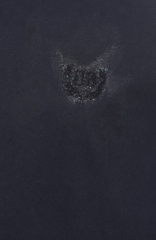 Хлопковая футболка Balenciaga 764235/TSVD5 Синий  764235/TSVD5 Фото 6