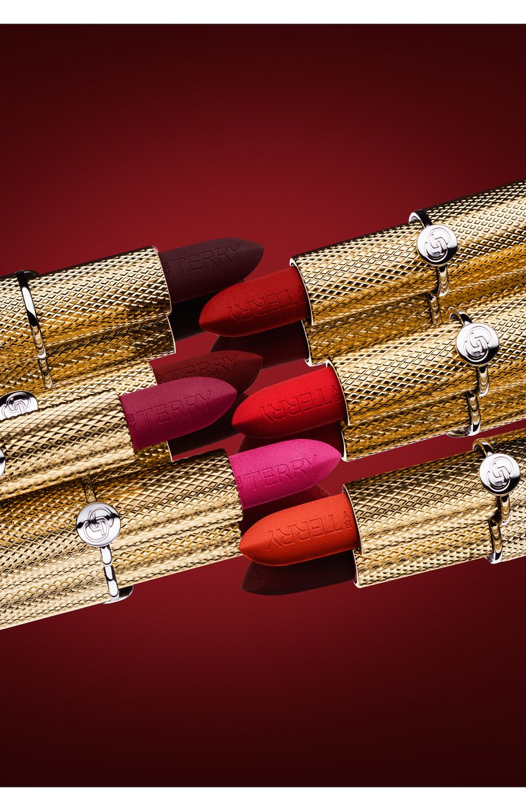 Увлажняющая помада с матовым финишем rouge opulent, оттенок 2 bare velvet (3,5g) BY TERRY  цвета, арт. V24000202 | Фото 4 (Финишное покрытие: Матовый; Региональные ограничения белый список (Axapta Mercury): Не проставлено; Нос: Не проставлено)