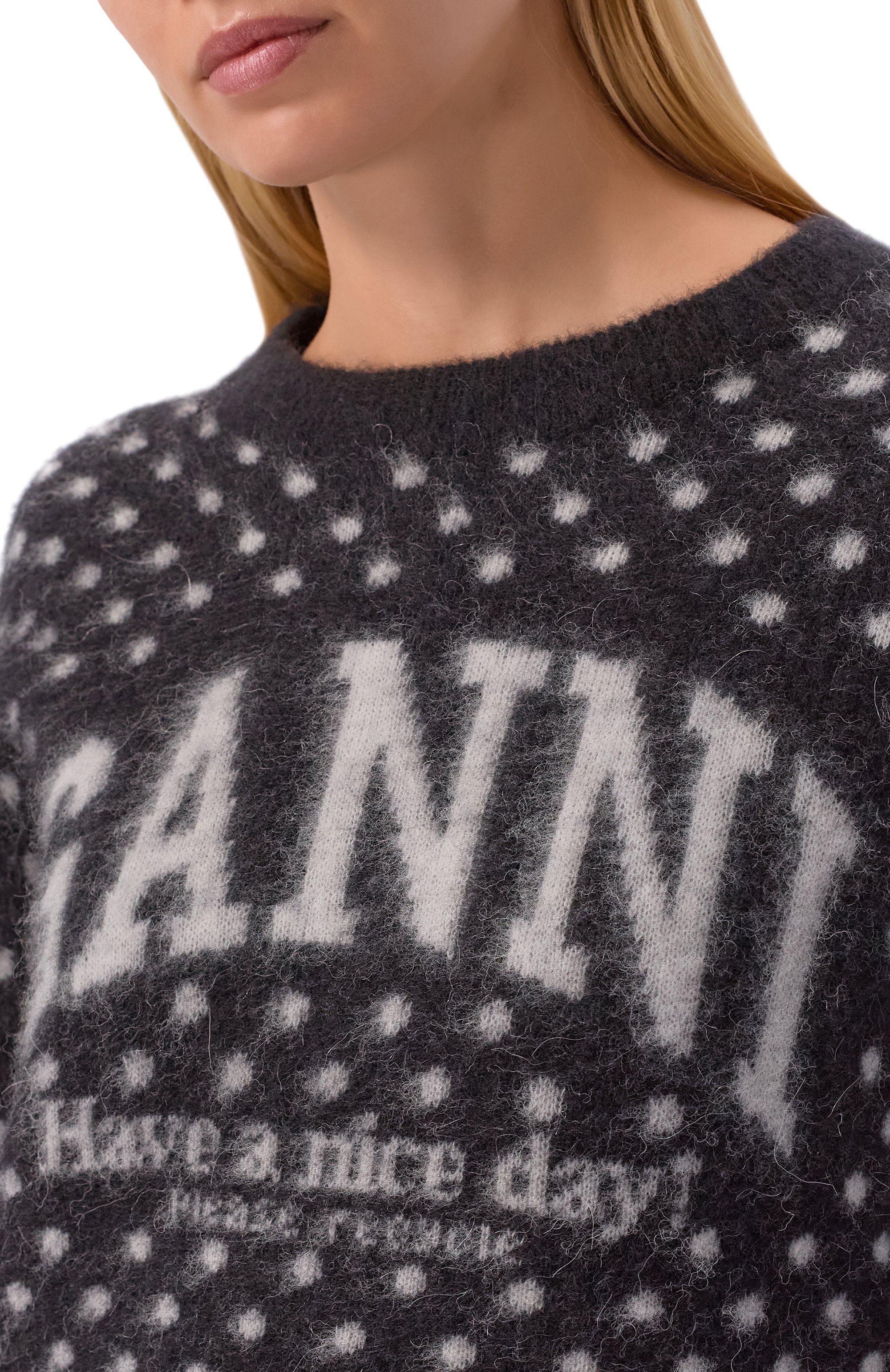 Шерстяной свитер GANNI, арт. A1070123, фото 5