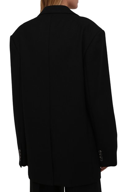Шерстяной жакет DRIES VAN NOTEN черного цвета по цене 83500 руб., арт. 212-010408-3041, фото 4 Шерстяной жакет DRIES VAN NOTEN, арт. 212-010408-3041, фото 4