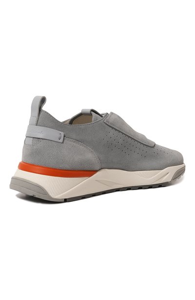 Замшевые кроссовки SANTONI, арт. MBIM21694BG0CSB7Z23, фото 5