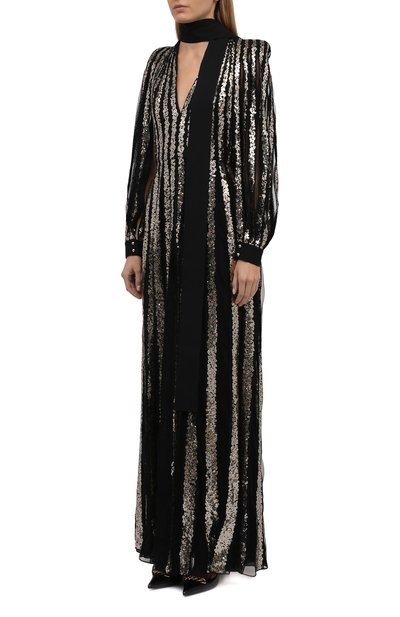 Платье с пайетками ELIE SAAB черного цвета по цене 945500 руб., арт. 12437, фото 3 Платье с пайетками ELIE SAAB, арт. 12437, фото 3