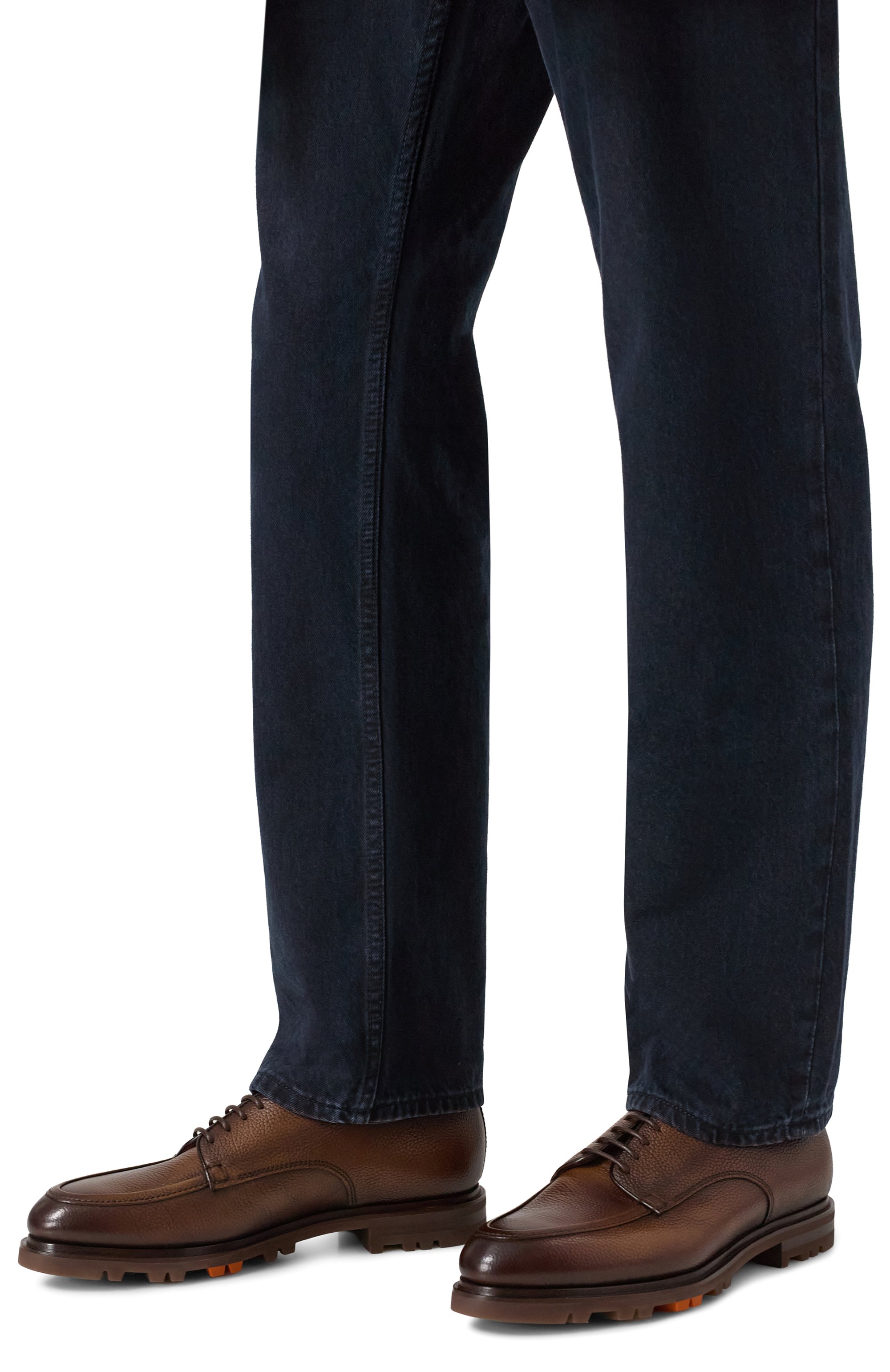 Кожаные дерби colin rock SANTONI, арт. MCCG18855SM4GPGL, фото 3