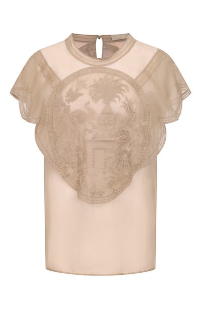 Женский шелковый топ ELIE SAAB, арт. T0159NS25