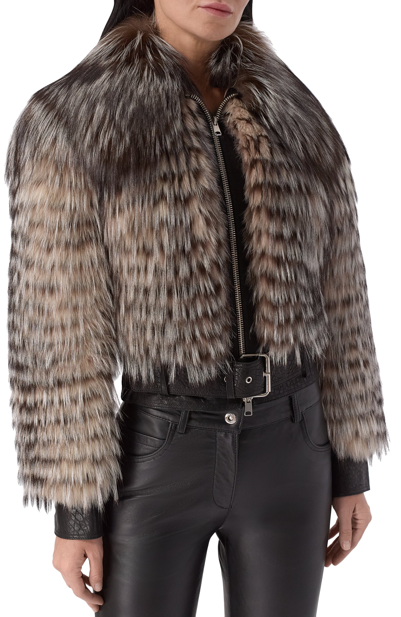 Шуба из лисы ALEXANDER MCQUEEN бежевого цвета по цене 1850000 руб., арт. 361508/Q5TEI, фото 3 Шуба из лисы ALEXANDER MCQUEEN, арт. 361508/Q5TEI, фото 3