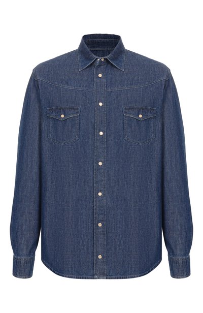 Мужская джинсовая рубашка EMPORIO ARMANI, арт. EM007369/AF29236