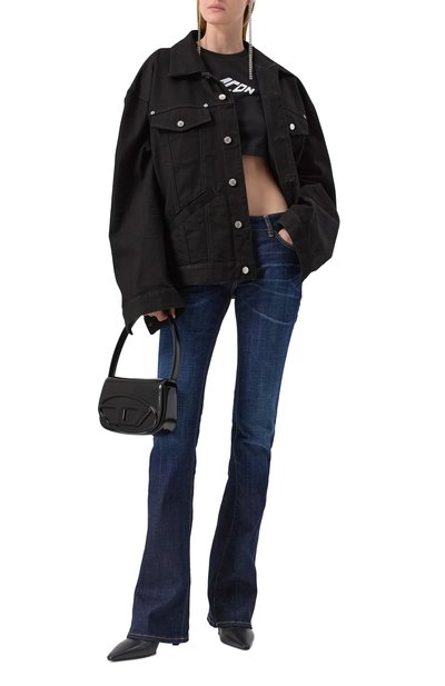 Джинсовая куртка DSQUARED2 черного цвета по цене 75700 руб., арт. S80AM0047/S30564, фото 2 Джинсовая куртка DSQUARED2, арт. S80AM0047/S30564, фото 2