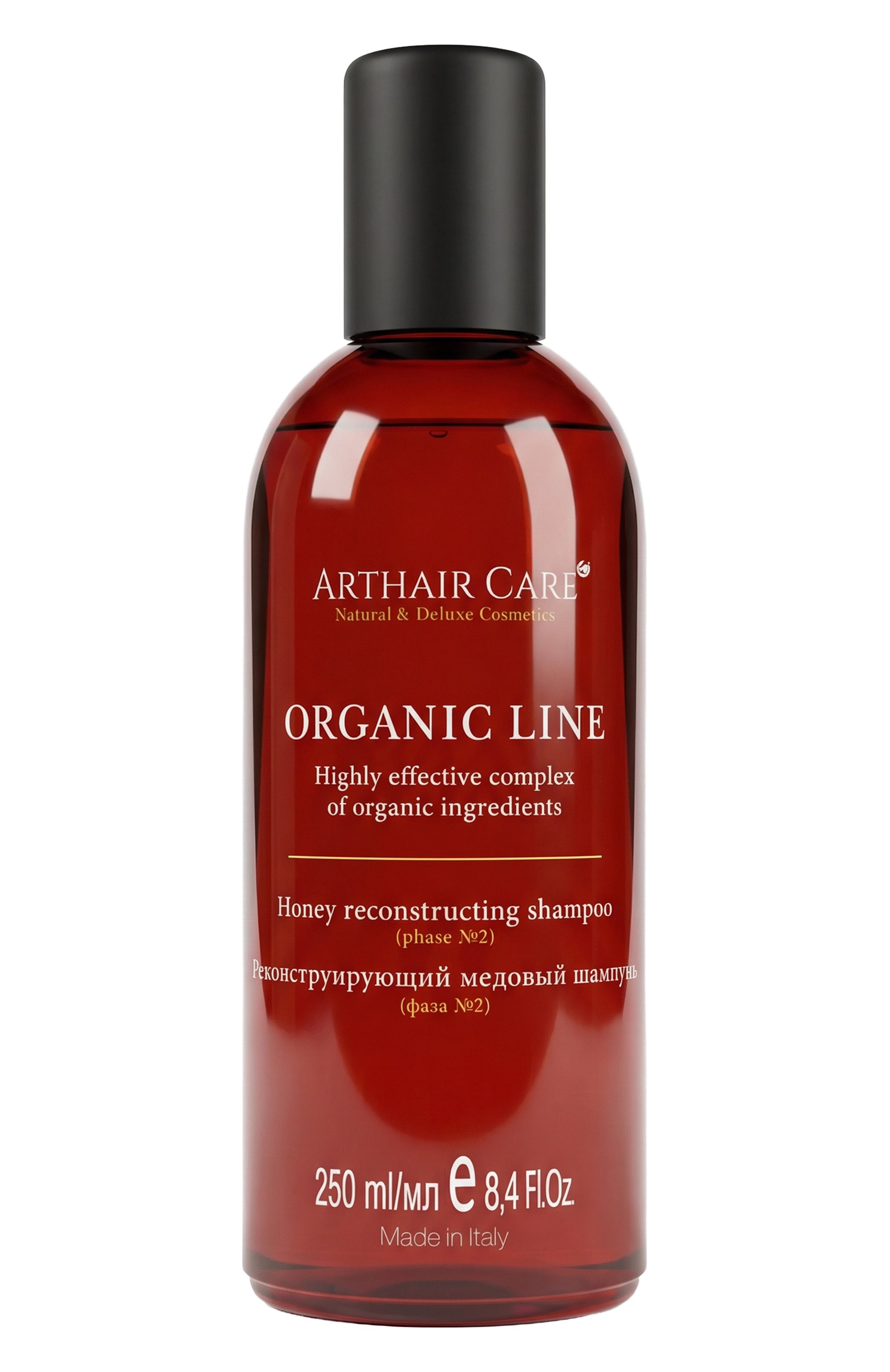 Реконструирующий медовый шампунь (250ml) ARTHAIR CARE бесцветного цвета по цене 5100 руб., арт. 4640112150444, фото 1 Реконструирующий медовый шампунь (250ml) ARTHAIR CARE, арт. 4640112150444, фото 1