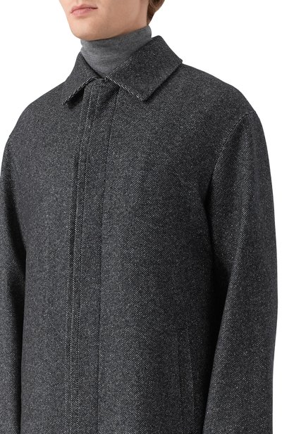 Пальто из кашемира и шелка MVST темно-серого цвета по цене 635500 руб., арт. M25.1PM.C002 BS, фото 5 Пальто из кашемира и шелка MVST, арт. M25.1PM.C002 BS, фото 5