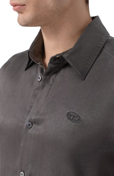 Рубашка из вискозы DIESEL, арт. A21903/0ALBG, фото 5