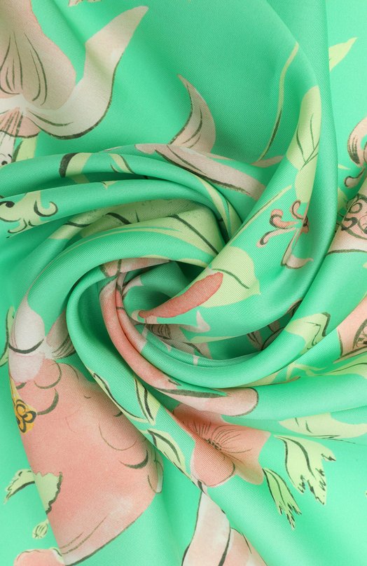 Шелковый платок Petitjean Paris 12С22 Зелёный  12С22 Фото 3
