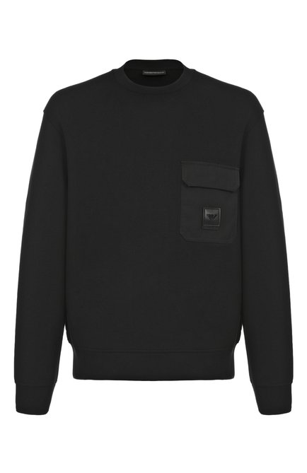 Мужской хлопковый свитшот EMPORIO ARMANI, арт. EM002925/AF10013