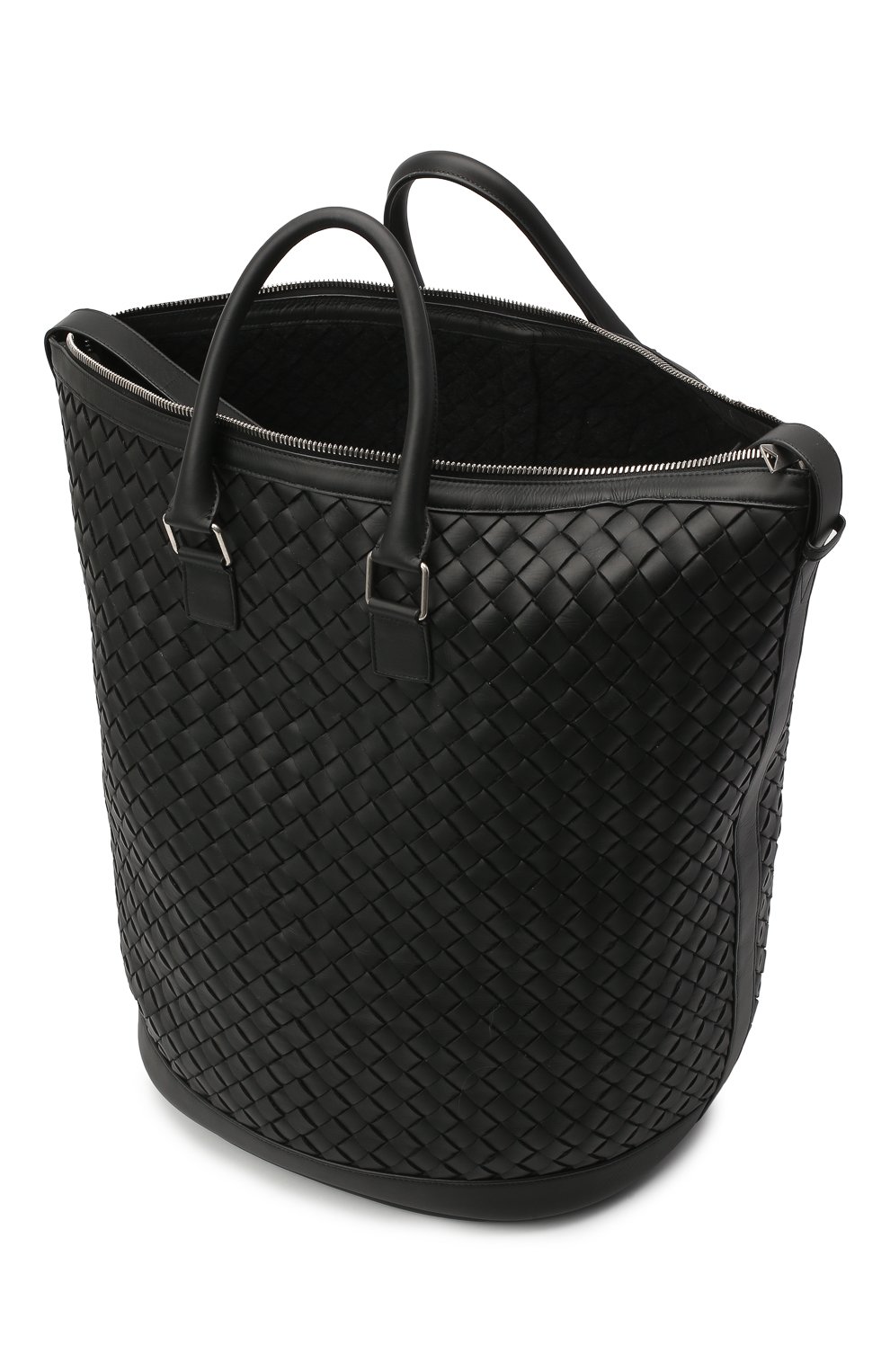 Кожаная сумка BOTTEGA VENETA черного цвета по цене 390500 руб., арт. 641023/V05J1, фото 4 Кожаная сумка BOTTEGA VENETA, арт. 641023/V05J1, фото 4