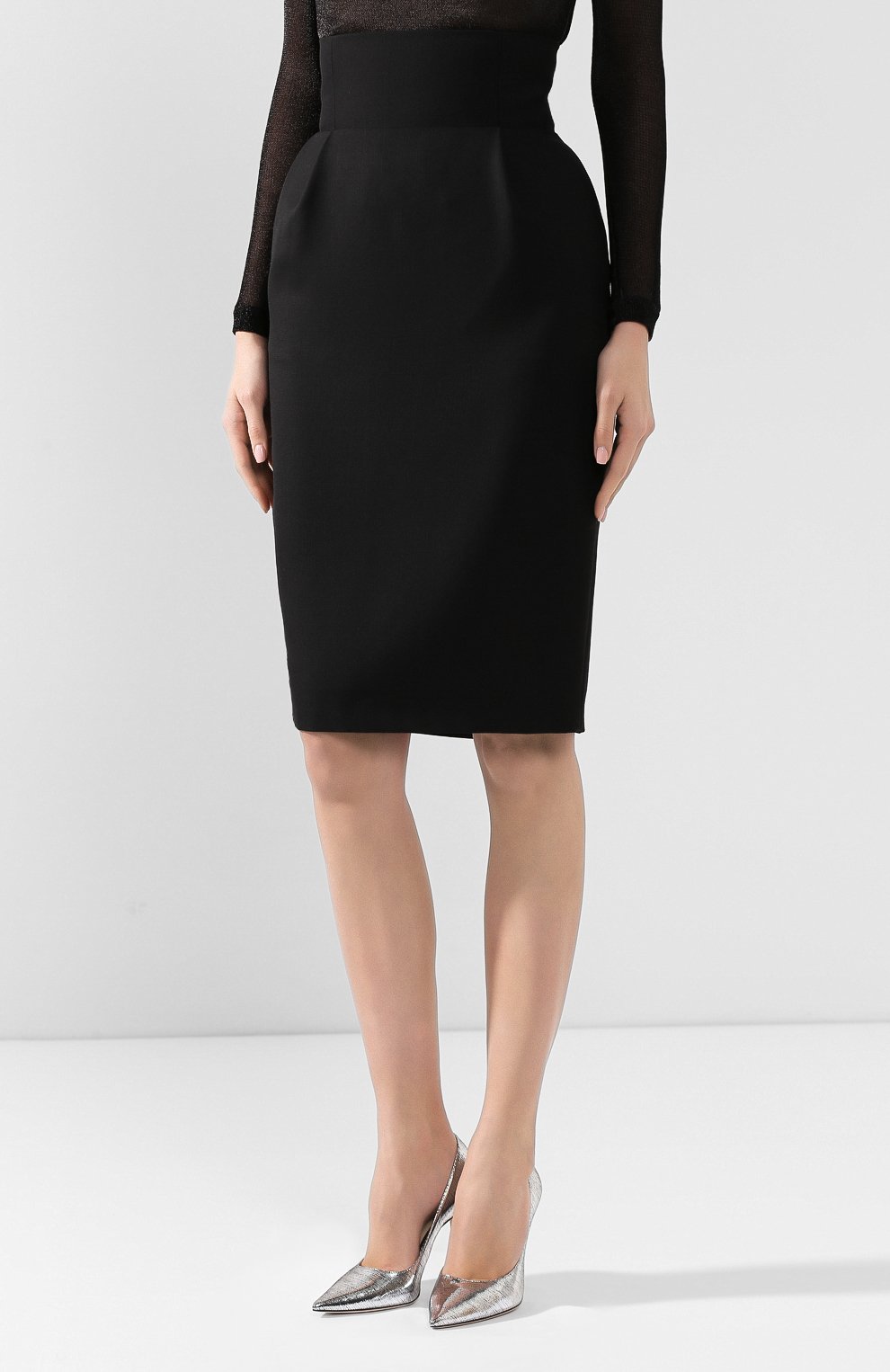 Шерстяная юбка ALEXANDRE VAUTHIER, арт. 194SK1101 0193-1106, фото 3