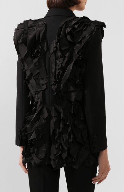 Жакет из шерсти и шелка ALEXANDER MCQUEEN, арт. 605410/QJAAA, фото 4