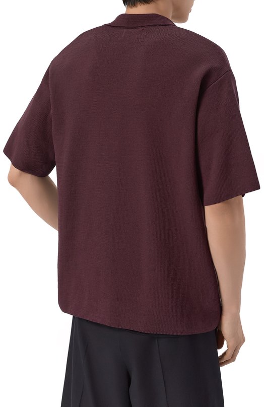 Хлопковый кардиган Magliano MGSS26SR02012 Бордовый  MGSS26SR02012 Фото 4