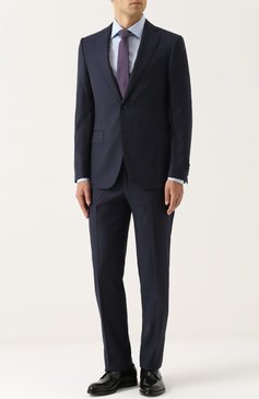 Хлопковая сорочка с воротником кент ZEGNA, арт. 201211/9RS0BR, фото 2