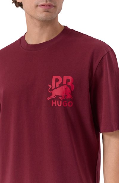 Хлопковая футболка hugo x rb HUGO, арт. 50549307, фото 5