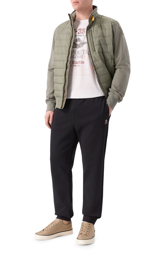 Хлопковая футболка Aeronautica Militare TS2536UJ00641 Белый  TS2536UJ00641 Фото 2