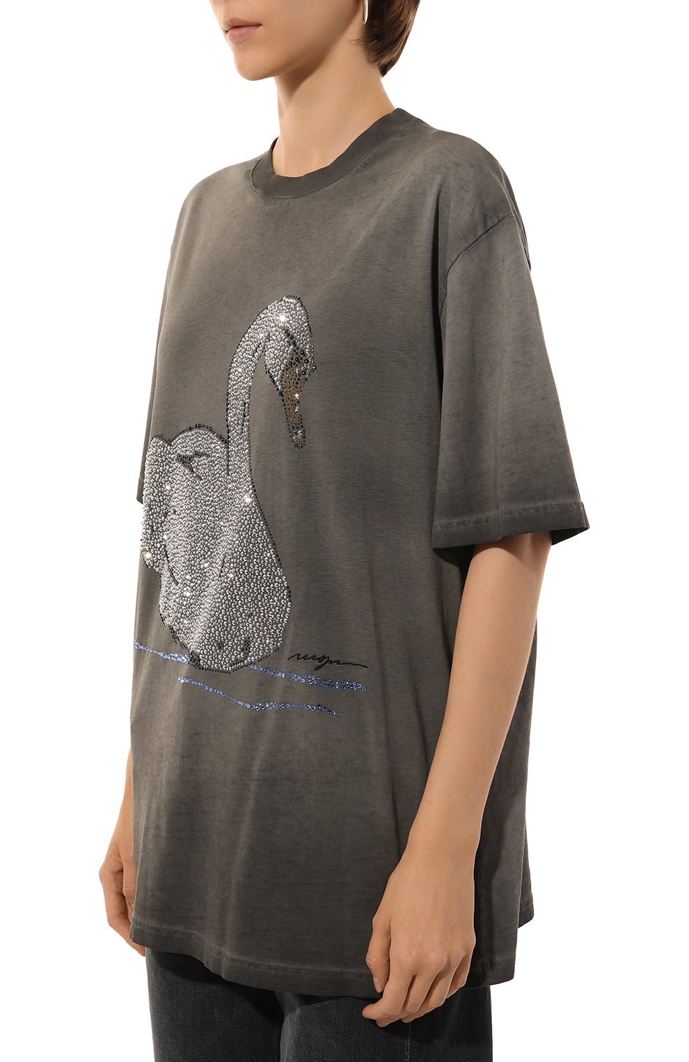 Хлопковая футболка MSGM, арт. 3742MDM86/247586, фото 3