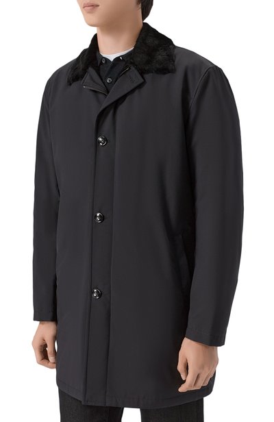 Пальто с подкладкой из ласки KITON, арт. UW2186AV0402L, фото 3