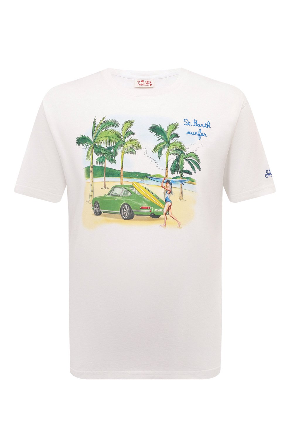 Хлопковая футболка MC2 SAINT BARTH, арт. STBM TSHIRT MAN/TSHM001/02203B, фото 1