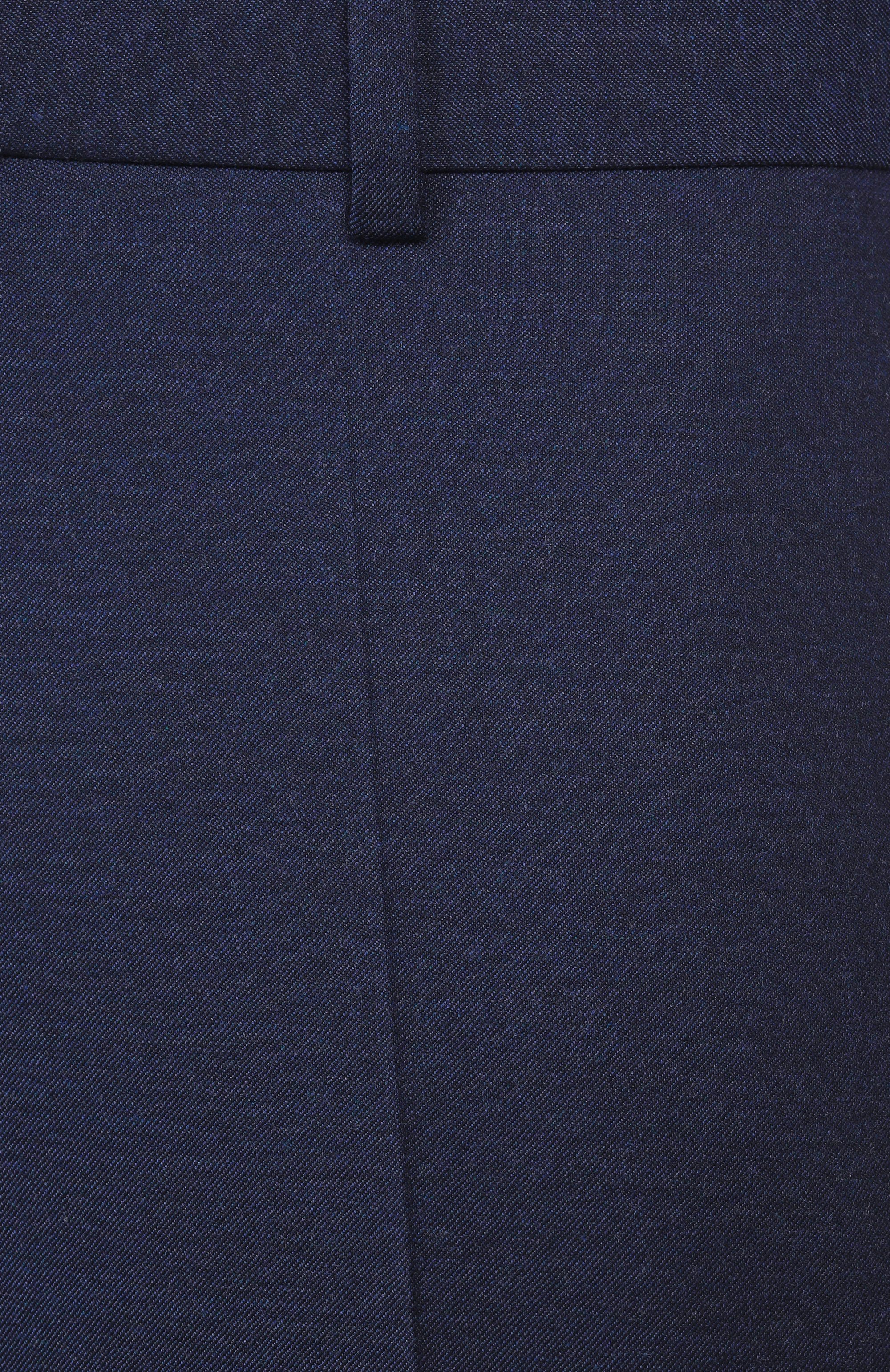 Брюки из шерсти и вискозы BOSS темно-синего цвета по цене 26950 руб., арт. 50540715, фото 6 Брюки из шерсти и вискозы BOSS, арт. 50540715, фото 6