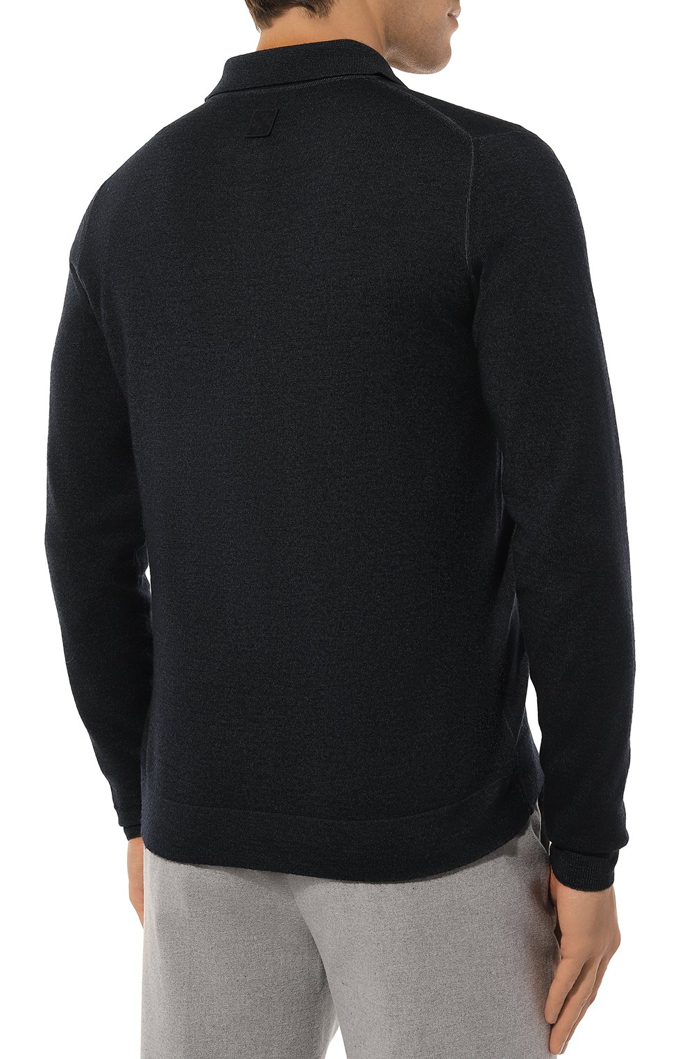 Шерстяная рубашка JACOB COHEN темно-синего цвета по цене 64900 руб., арт. U S H20 80 X 1591, фото 4 Шерстяная рубашка JACOB COHEN, арт. U S H20 80 X 1591, фото 4