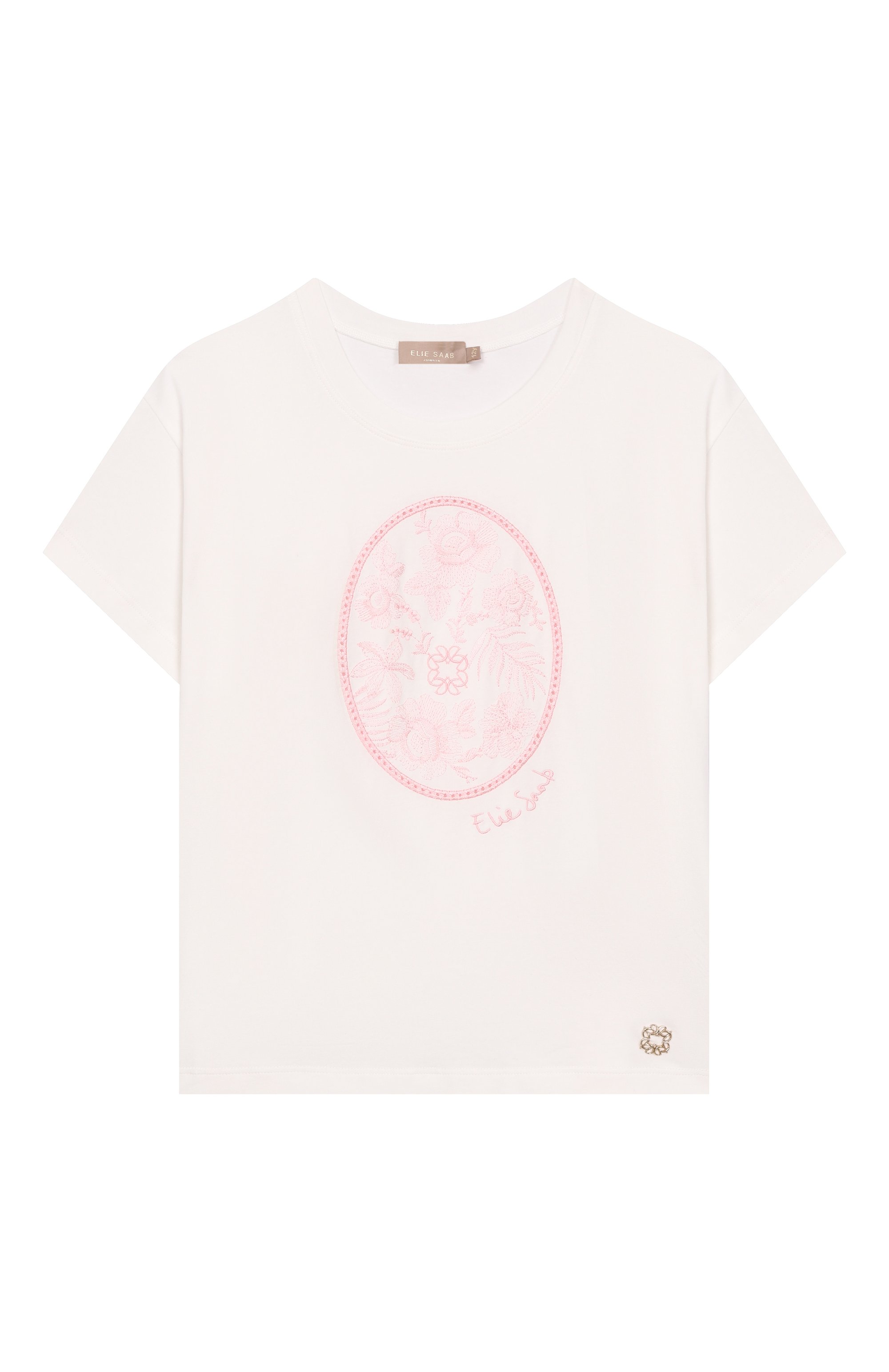 Хлопковая футболка ELIE SAAB JUNIOR, арт. EFTS024/TS0059, фото 1