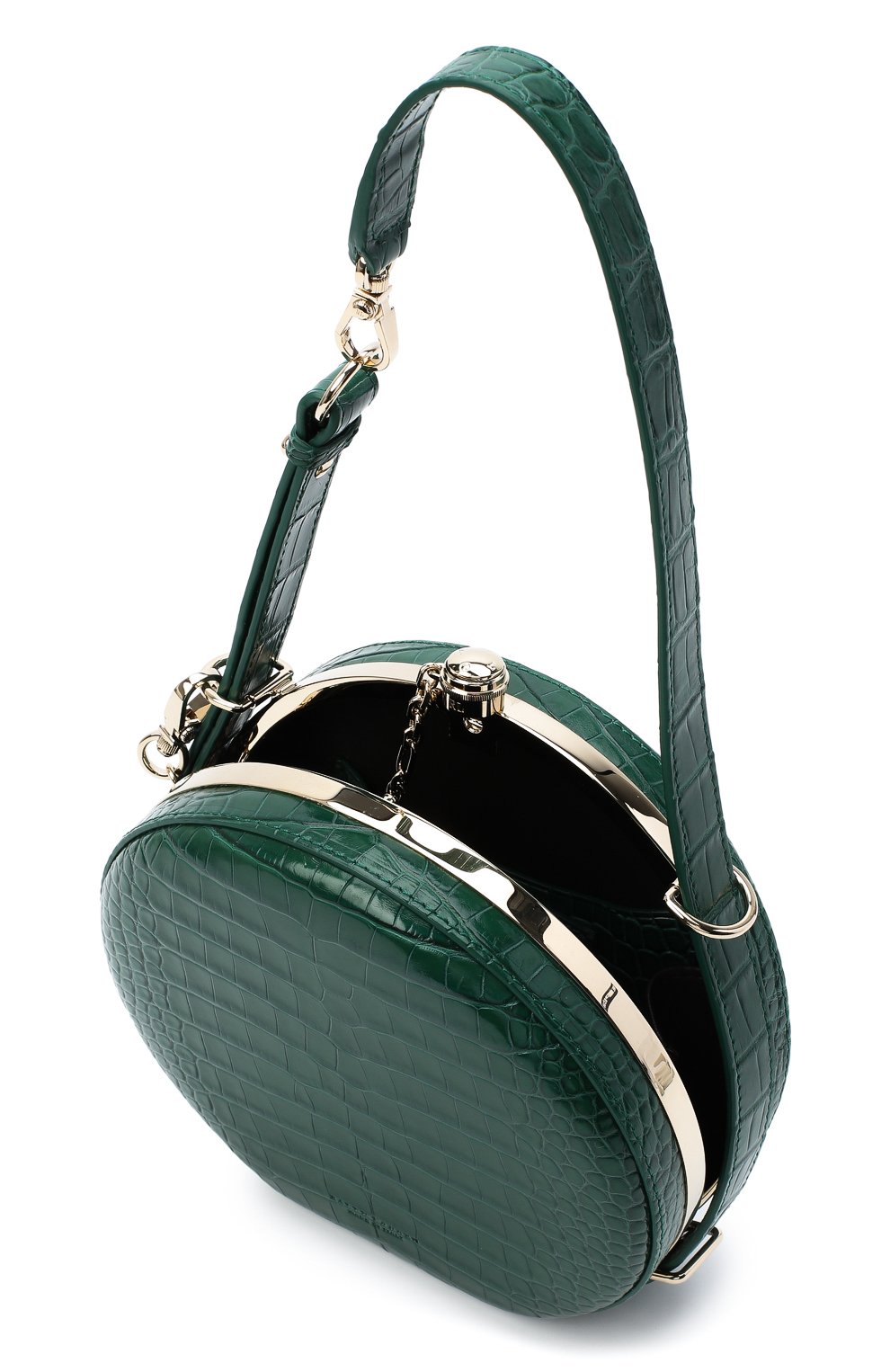 Сумка canteen из кожи аллигатора RALPH LAUREN, арт. 435790384AMIS, фото 4