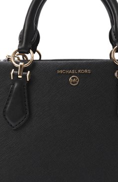 Женская сумка marilyn small MICHAEL MICHAEL KORS черного цвета, арт. 32S2G6AC1L | Фото 3 (Ремень/цепочка: На ремешке; Размер: small; Материал: Натуральная кожа)