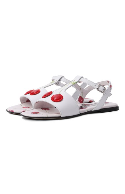 Кожаные сандалии MOSCHINO, арт. 83004/VAR1_002