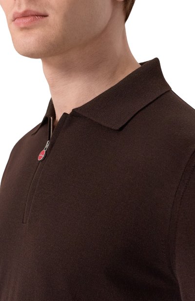 Поло из кашемира и шелка KITON, арт. UMKX05Z237, фото 5