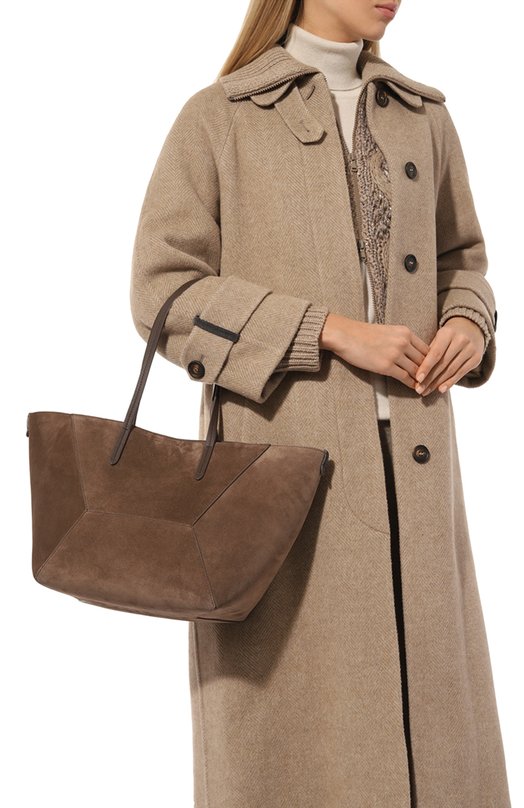 Сумка BC Duo small Brunello Cucinelli MBDLD2573 Коричневый  MBDLD2573 Фото 2