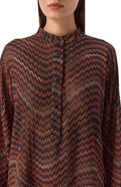 Блузка из вискозы и хлопка MISSONI, арт. DS25WJ0F/BC005D, фото 5