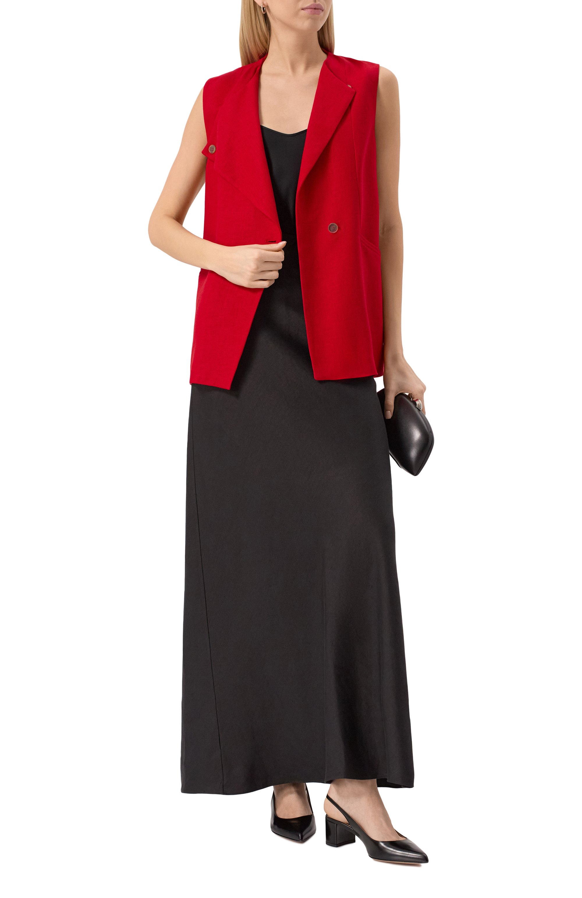 Льняной жилет LORENA ANTONIAZZI, арт. P2502GI07A/4768, фото 2