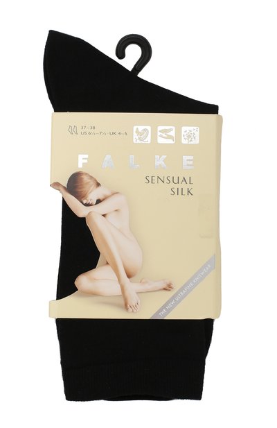 Носки sensual silk из смеси хлопка и шелка FALKE, арт. 46288_, фото 2