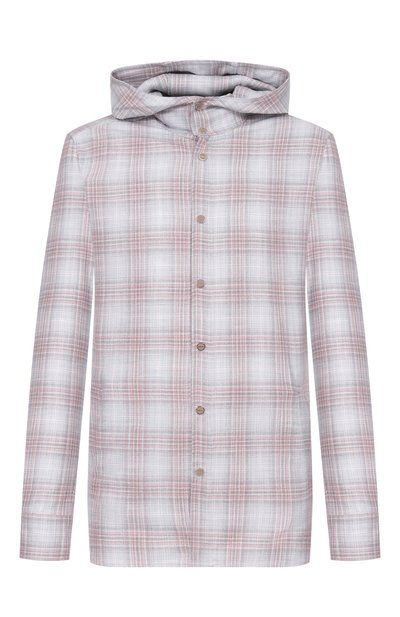 Мужская рубашка из шерсти и шелка KITON, арт. UMCMARK0628G