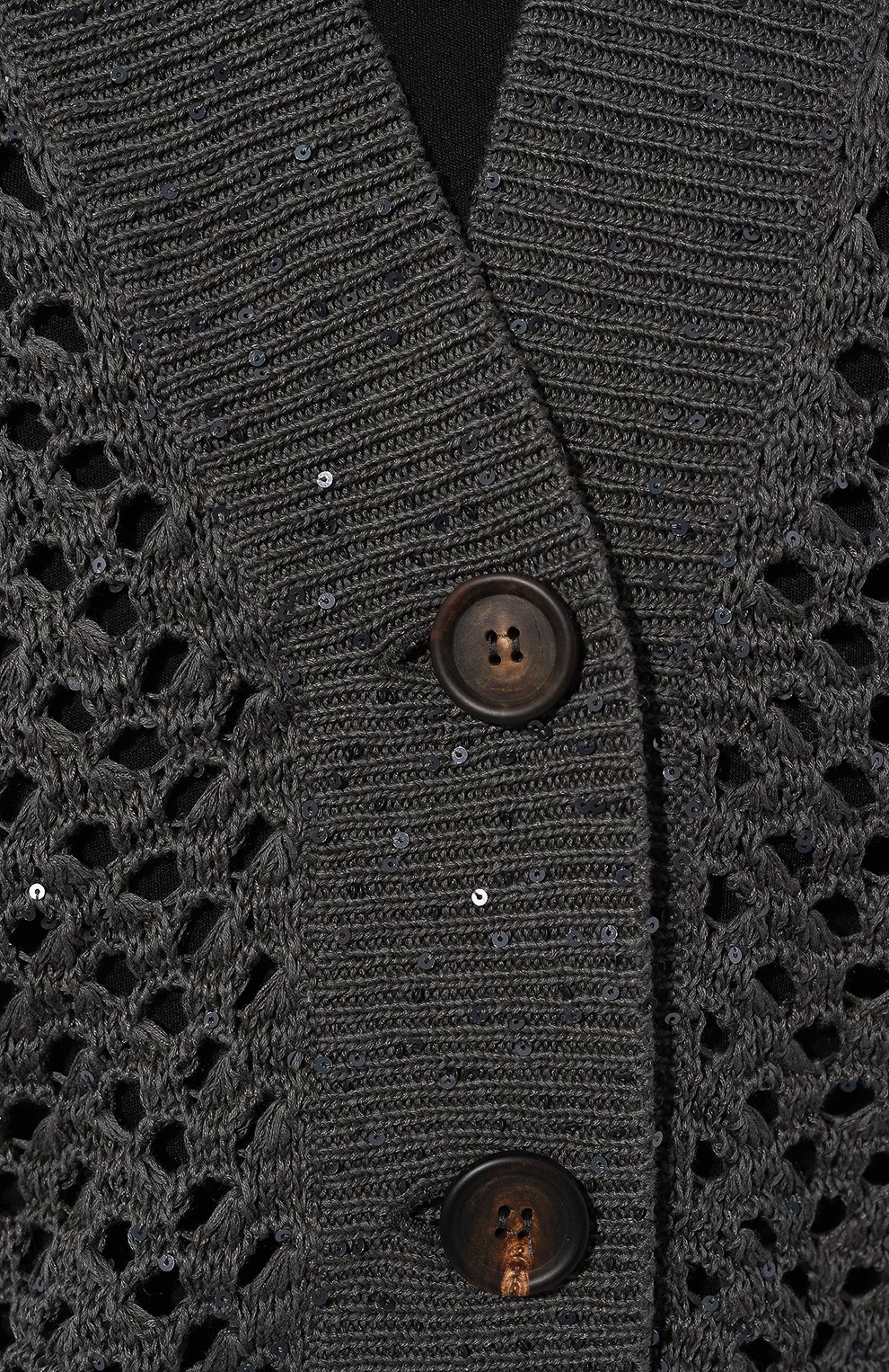 Кардиган из хлопка и льна BRUNELLO CUCINELLI, арт. M70572206, фото 5