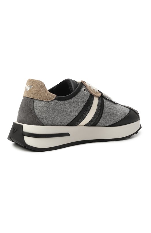 Комбинированные кроссовки Emporio Armani EW003060/AF19772 Серый  EW003060/AF19772 Фото 5
