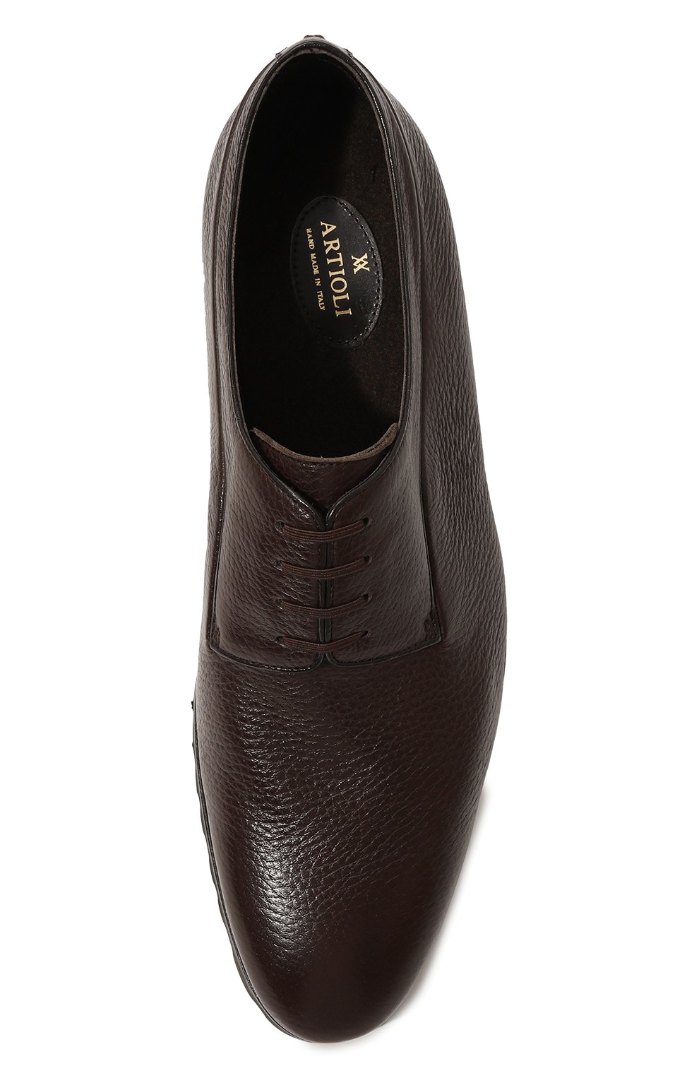 Кожаные дерби ARTIOLI, арт. 06S169/BUFFERED CALF RB/G, фото 6