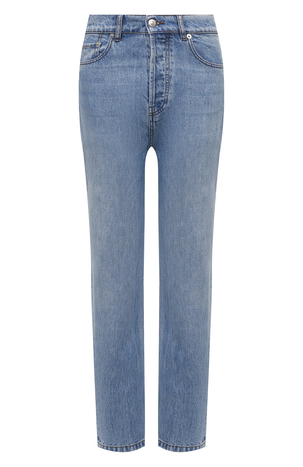 Джинсы NANUSHKA голубого цвета по цене 51250 руб., арт. KEMIA_LIGHT BLUE_RIGID DENIM, фото 1 Джинсы NANUSHKA, арт. KEMIA_LIGHT BLUE_RIGID DENIM, фото 1