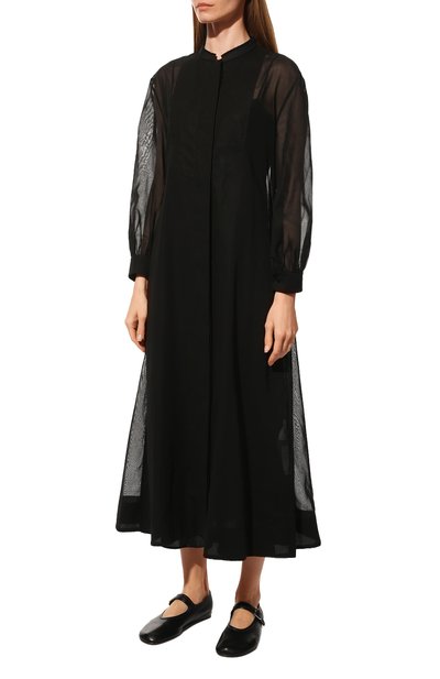 Хлопковое платье JIL SANDER, арт. JSPU500756-WU245000A, фото 3