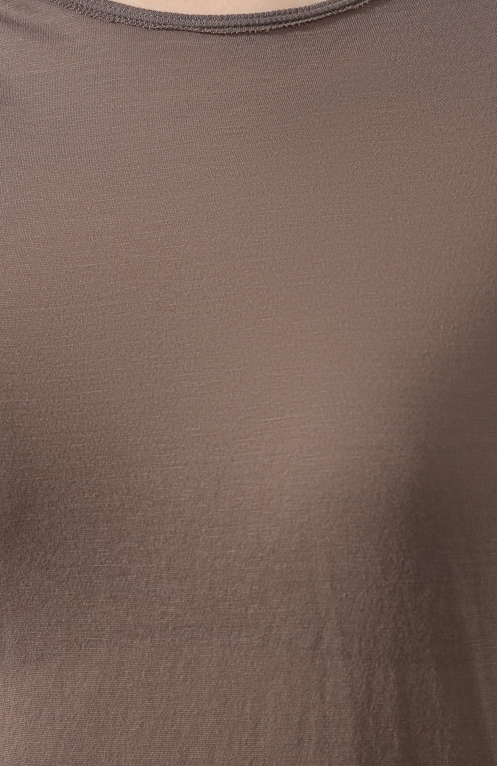 Хлопковый топ RICK OWENS серого цвета по цене 15950 руб., арт. RP19F5203/UC, фото 5 Хлопковый топ RICK OWENS, арт. RP19F5203/UC, фото 5