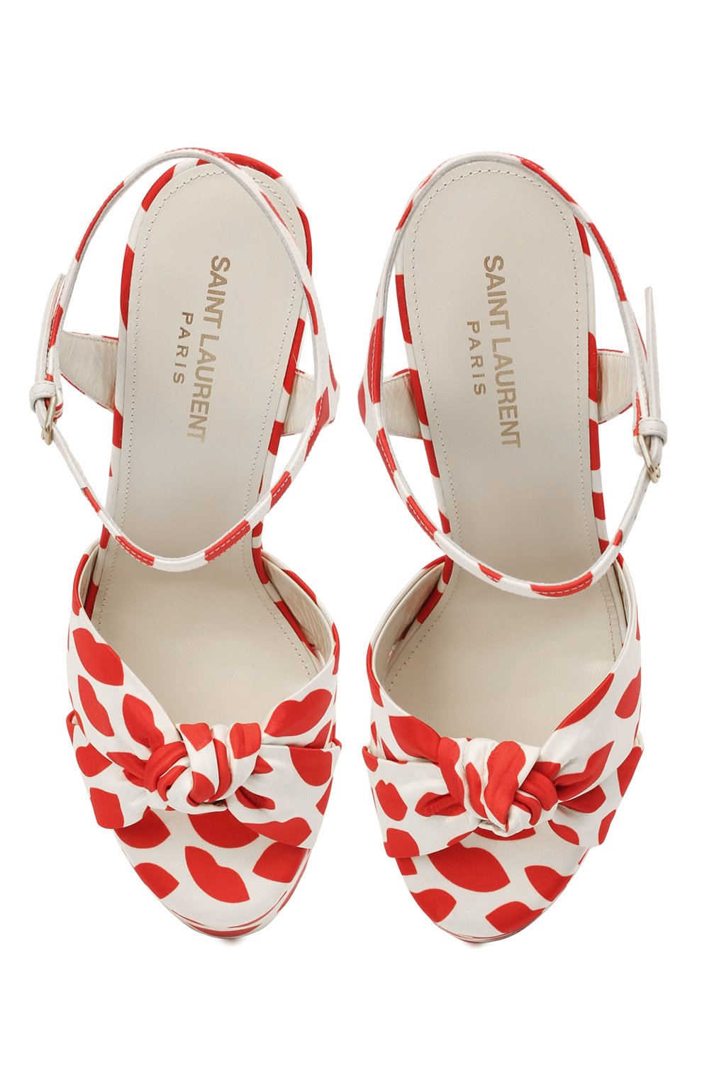 Текстильные босоножки bianca SAINT LAURENT, арт. 659476/2W000, фото 5