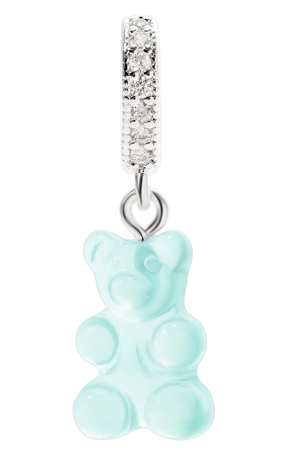 Подвеска CRYSTAL HAZE, арт. N0STALGIA BEAR PENDANT-PAVE C0NNECT0R-SILVER, фото 1